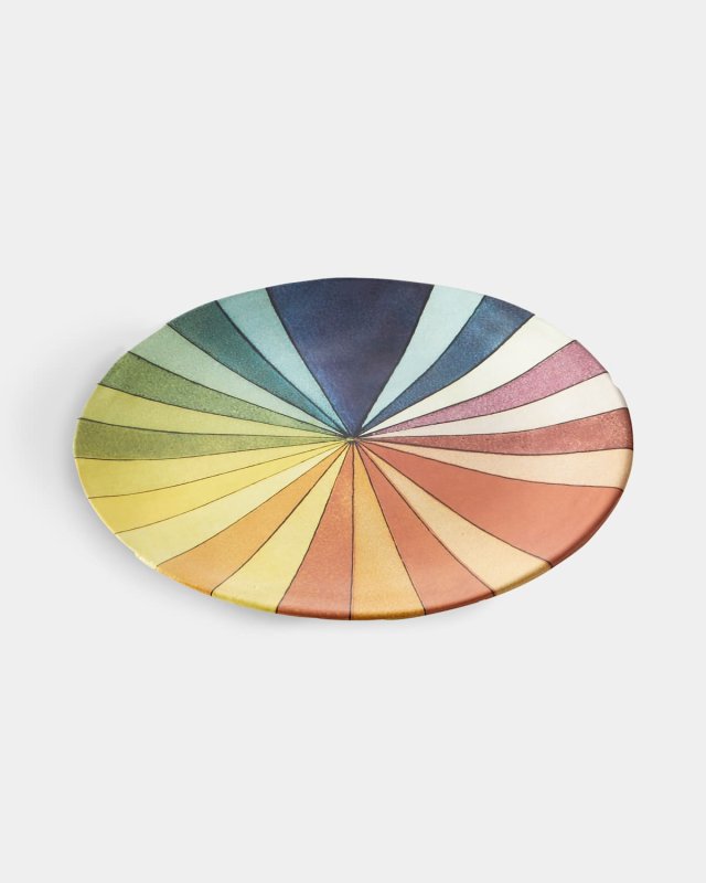 John Derian Color Wheel Platter